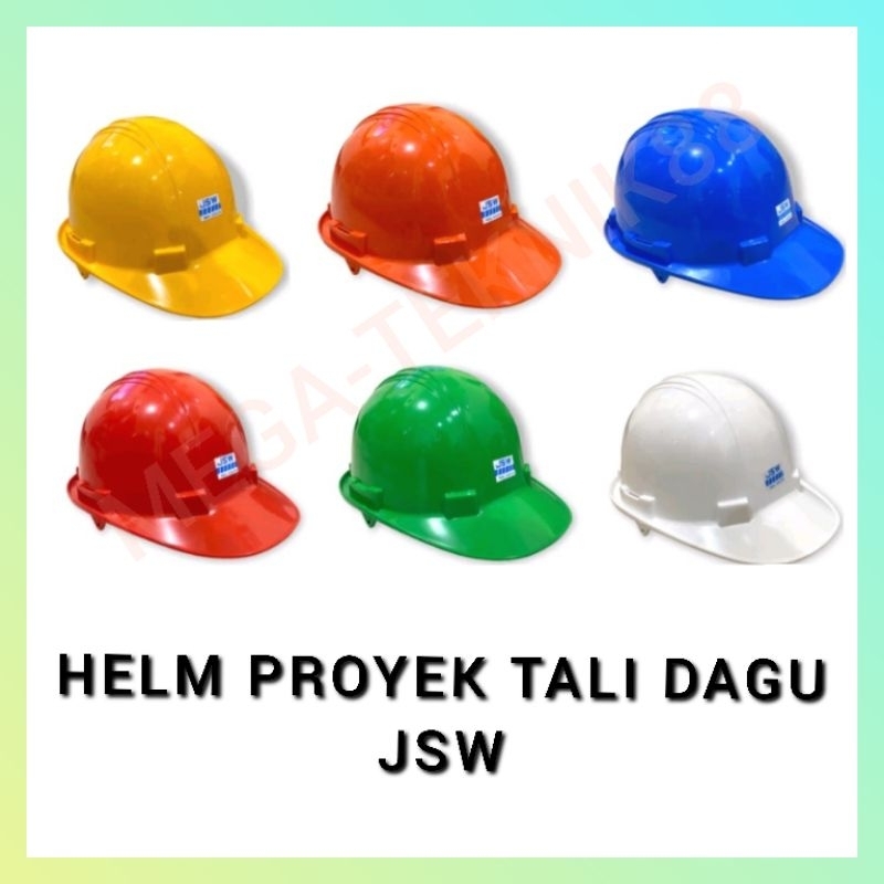 HELM PROYEK JSW   HELM SAFETY PELINDUNG KEPALA / HELMET SAFETY JSW