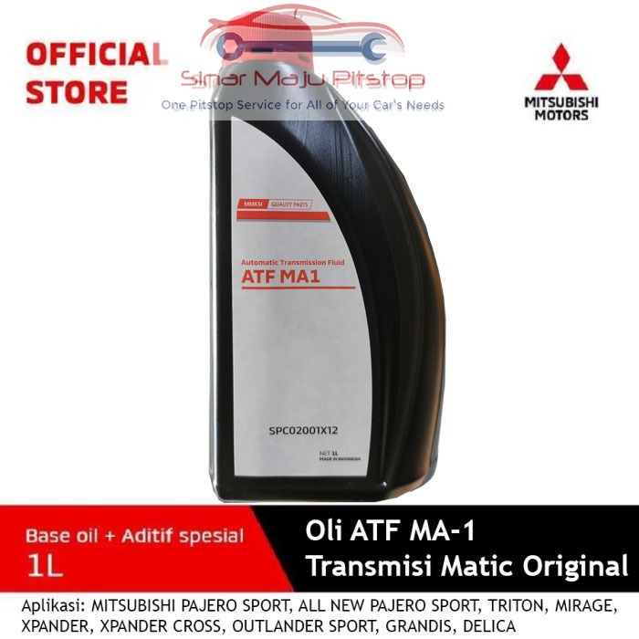 Tsy Mitsubishi ATF MA1 Oli Pelumas Transmisi Matic Otomatis 1 Liter Mobil XPANDER PAJERO SPORT