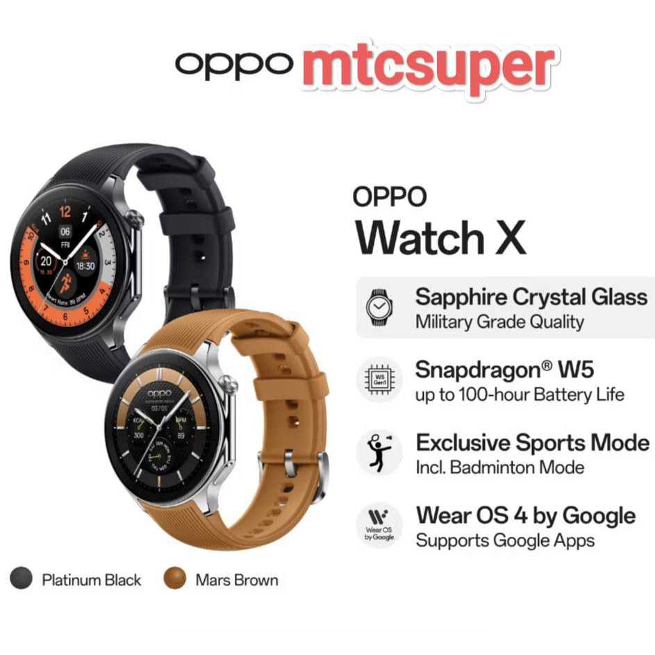 OPPO WATCH X GARANSI RESMI