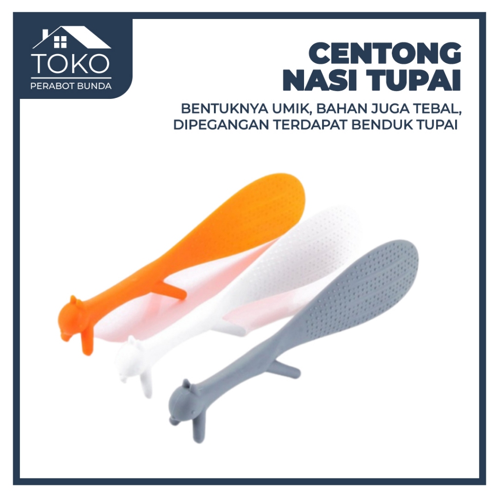 CENTONG NASI TUPAI / centong nasi unik