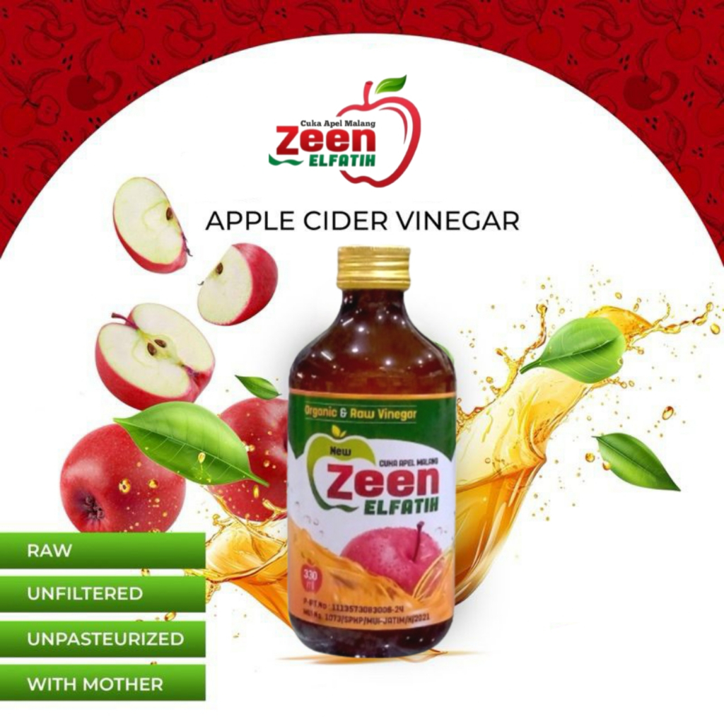 

Cuka Apel Makkata Original Natural Apple Cider Vinegar - Cuka APEL ZEEN ELFATIH