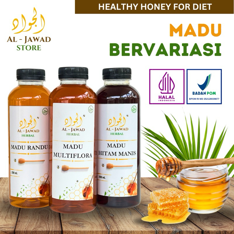 

Madu / Honey Al-Jawad [350Gr / 250mL] l Sertifikat BPOM l Halal