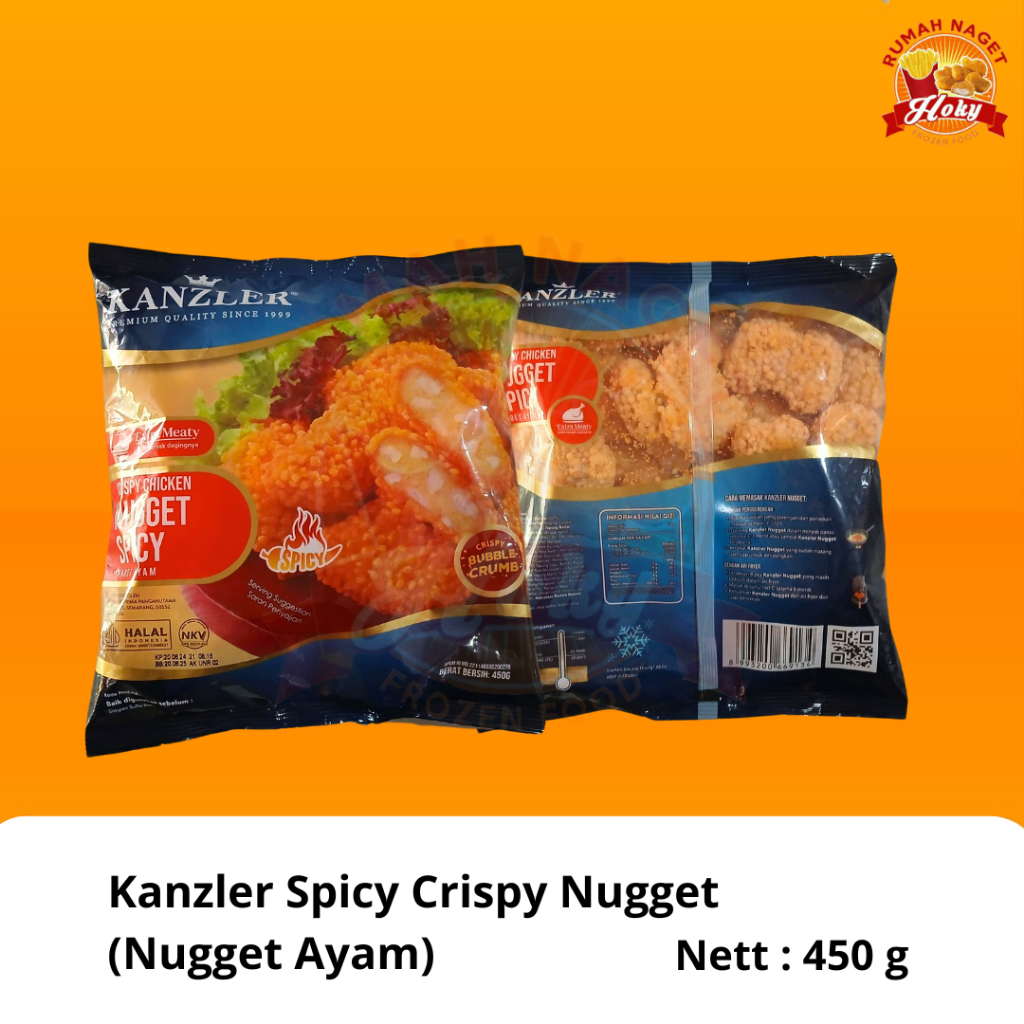 

Kanzler Spicy Crispy Nugget 450gr