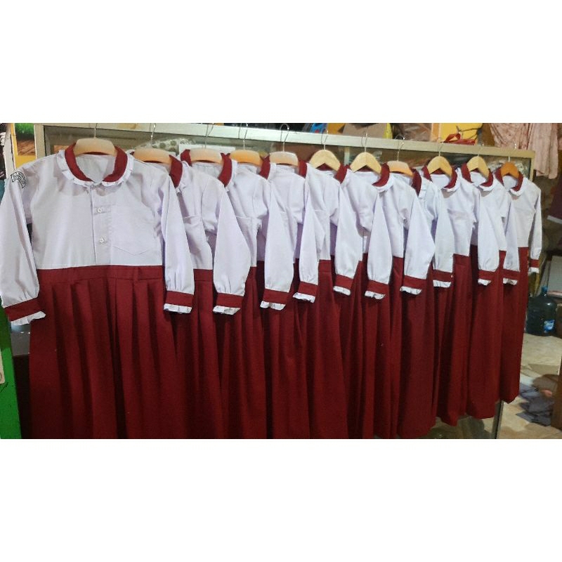 Gamis Anak SD | Gamis Sekolah Anak SD | Gamis Seragam Merah Putih & Pramuka | Seragam Gamis SD CUSTO