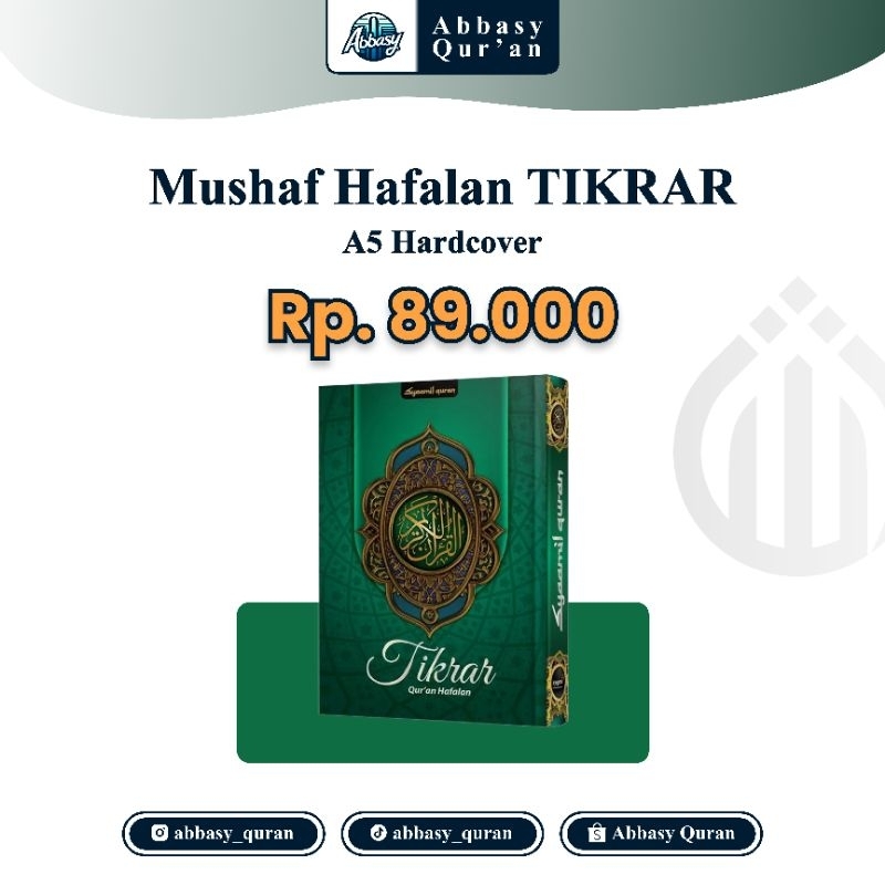 Alquran Tikrar Mushaf Hafalan