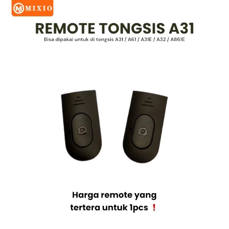 MIXIO - A31 Remote Bluetooth Tongsis / Selfie Stick Remote A31,A31E, A61, A861E, A32, A900