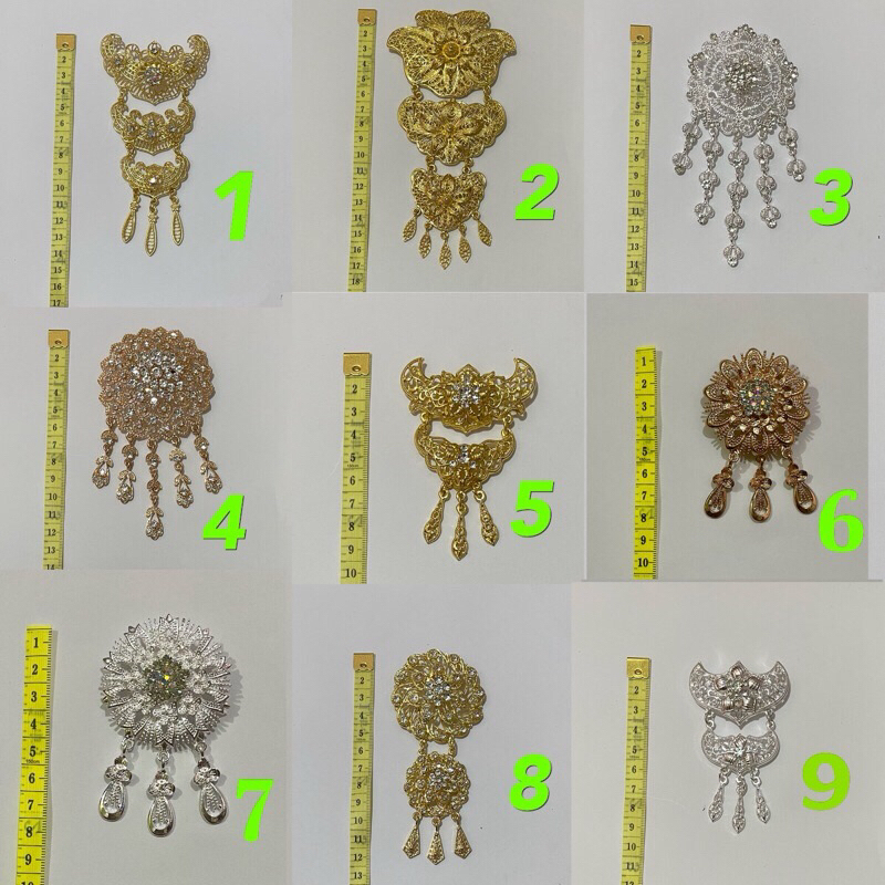 bross kebaya/bross kutubaru/bross murah/hiasan dada