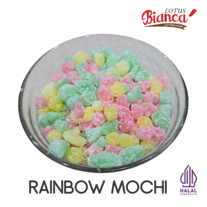 

500gr Rainbow Mochi (topping minuman dan dessert)