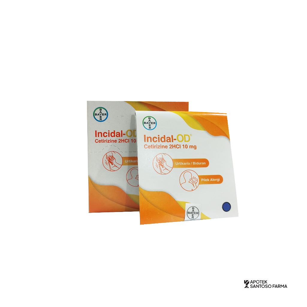 Incidal-OD 4 Kapsul - Obat Alergi Rhinitis Urtikaria