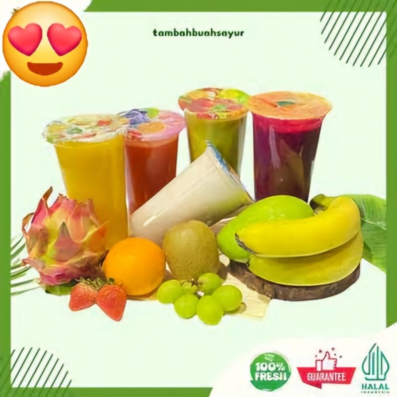 Aneka jus buah cup jumbo