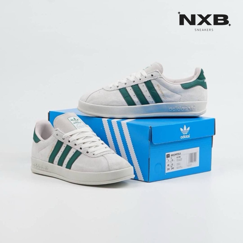 Sepatu Adidas Broomfield White Green