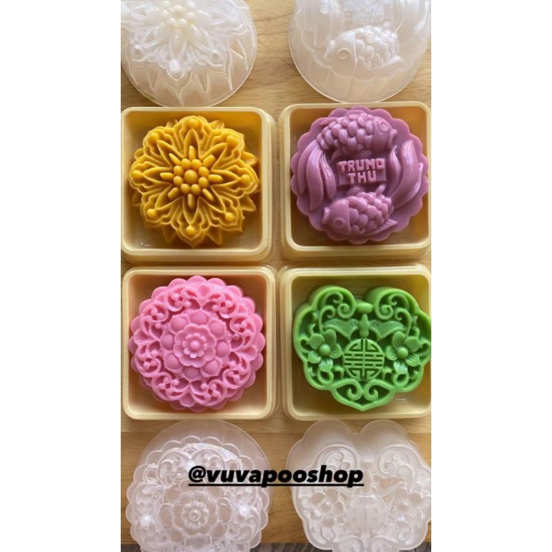 Cetakan Puding Mooncake Series A / Cetakan Mooncake Plastik / Mooncake Mold