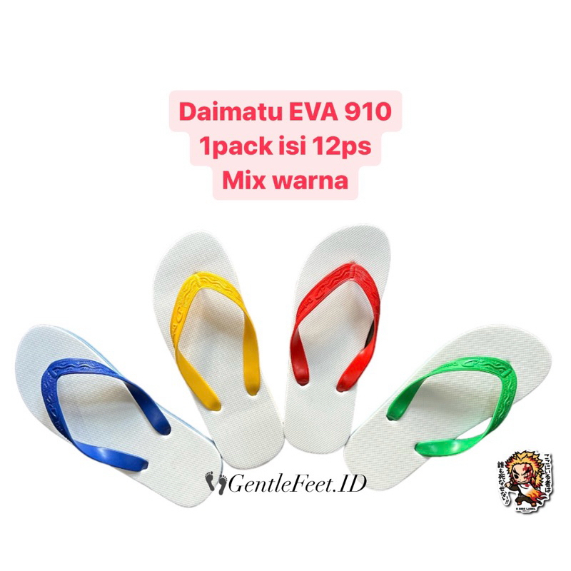 (GROSIR) Sandal Jepit awet Daimatu  EVA 910 | READY sandal pria,wanita daimatu sandal unisex
