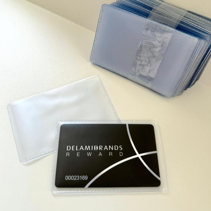 

[BS 690] Plastik Pelindung Kartu ATM / Sampul Transparan Doff