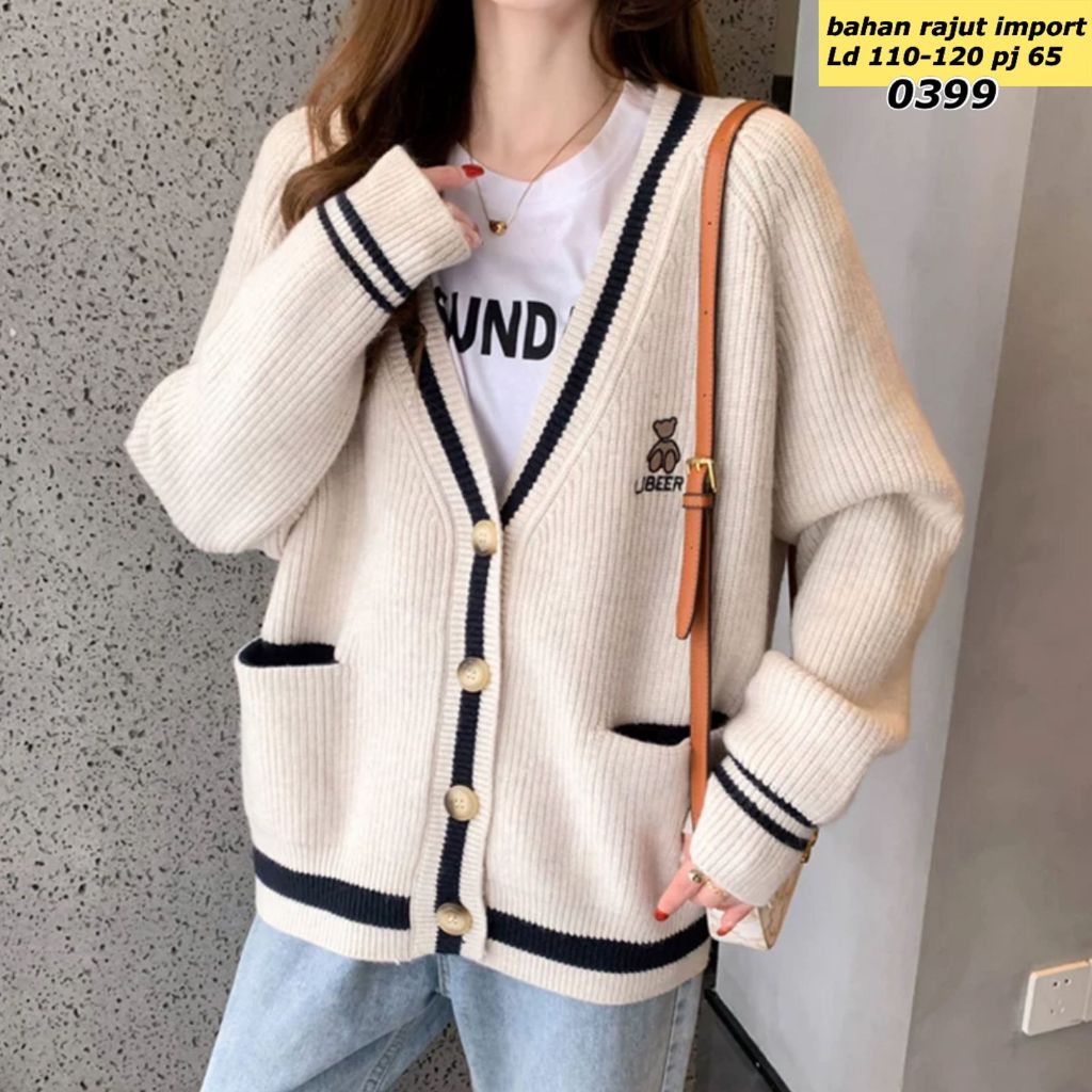 DAFASHIONSHOP / Atasan / Atasan Rajut / Atasan Wanita Kekinian / Atasan Baju Wanita / Gardigan Rajut