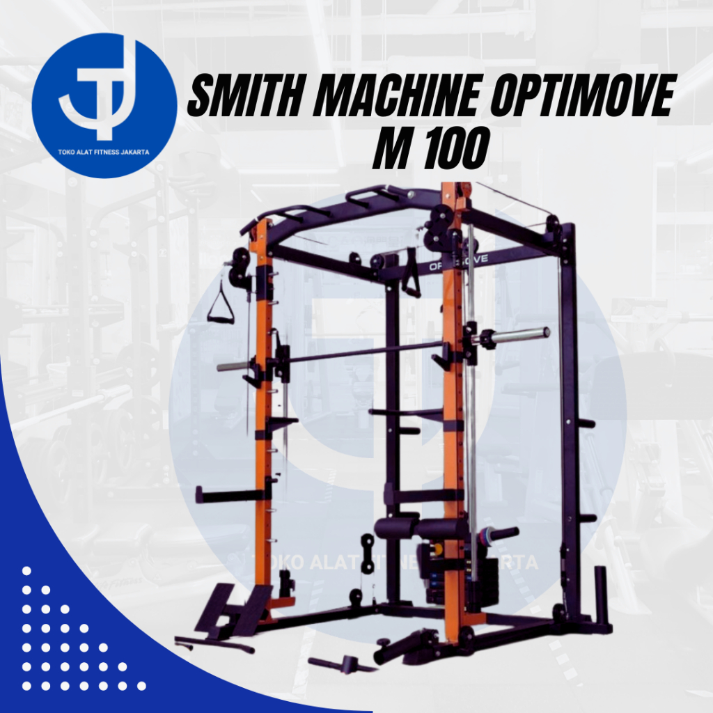 SMITH MACHINE Optimove m100 komersial FITNESS Original IMPORT [BERGARANSI]