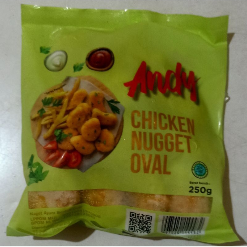 

nugget ayam andy 250gr