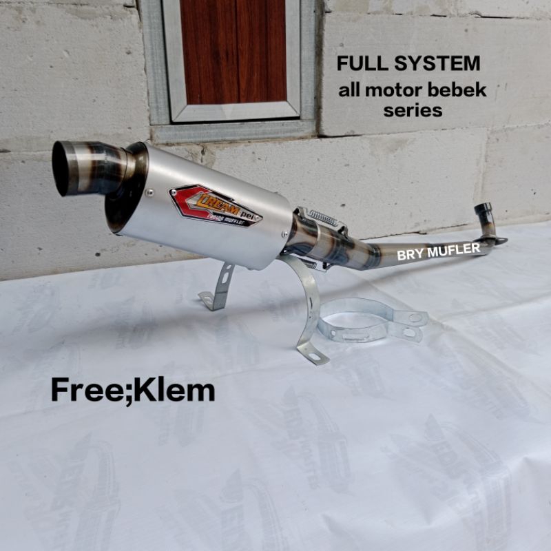 knalpot racing creampy KW untuk motor Bebek ALL VARIAN/Type.jupiter.supra.revo.blade