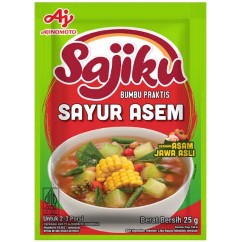 

Sajiku Bumbu Sayur Asem 30gr Bumbu Instan