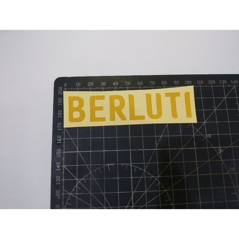 

cutting stiker berluti