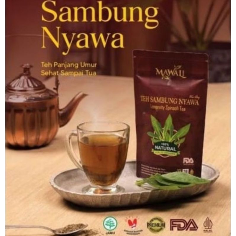 

MAWALI SAMBUNG NYAWA Teh herbal darah tinggi jantung kolesterol isi 20bag