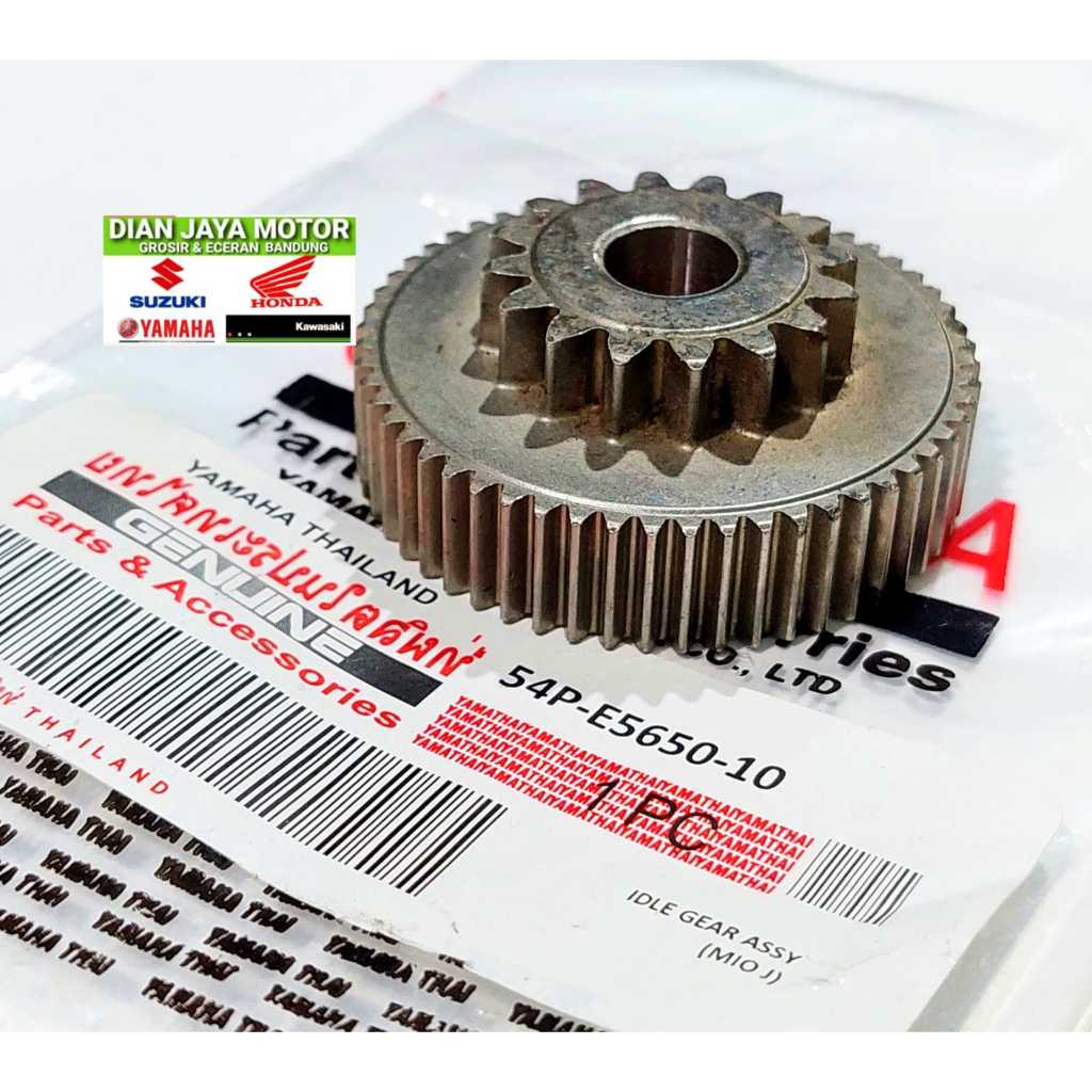 Gigi Starter Dobel 54P untuk Yamaha Mio J, Mio GT, X-Ride, Fino, Komponen Motor Matik