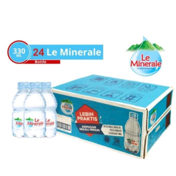 

LE MINERALE 330ML/ air mineral kemasan/air minum sehat