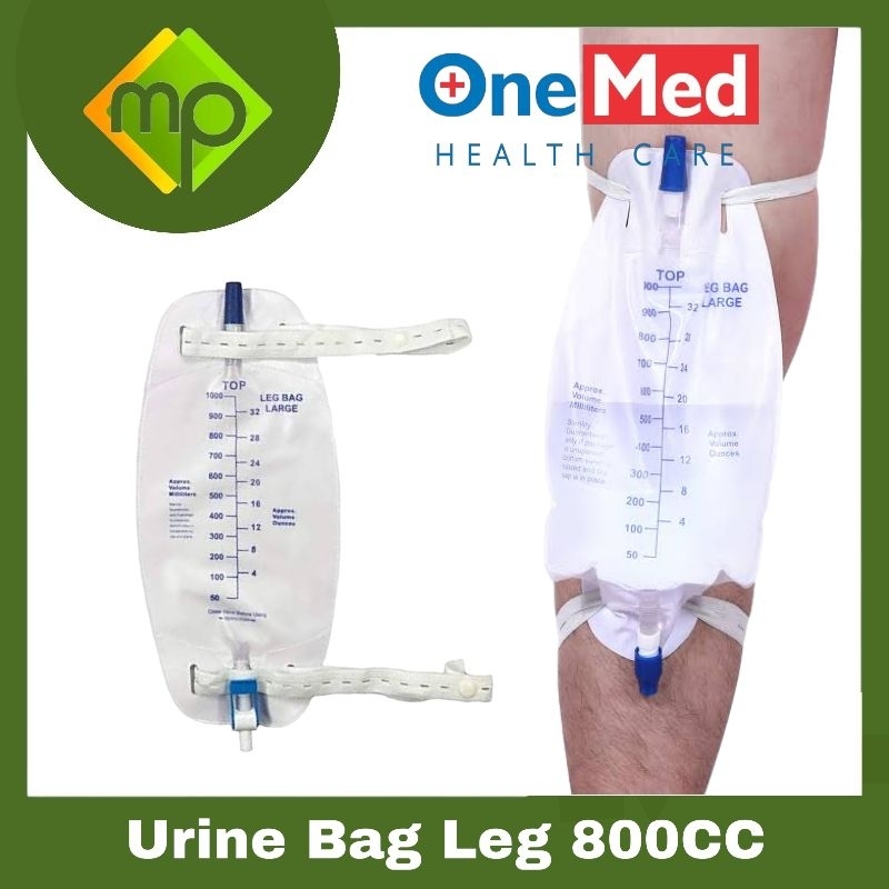 Urine Bag Leg 800cc  Kantong Urine Sterile   Urine Bag Leg Onemed  Urine Bag 800CC