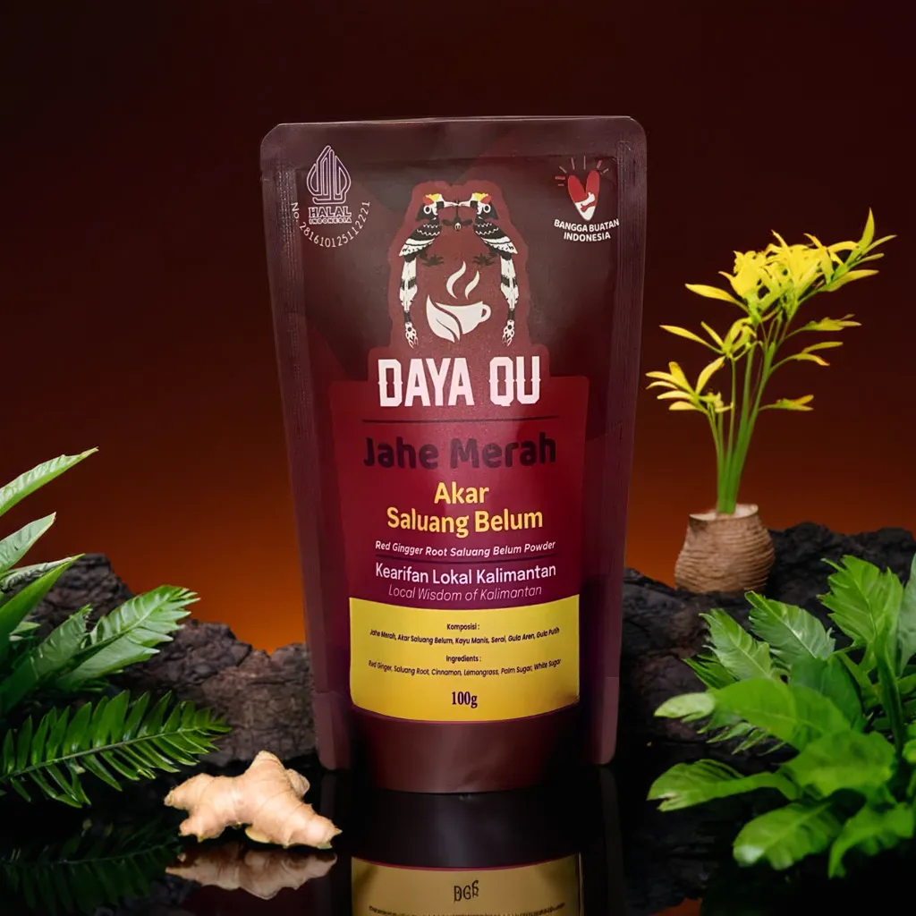 

DAYA QU Herbal Khas Dayak - Jahe Merah Akar Saluang Belum