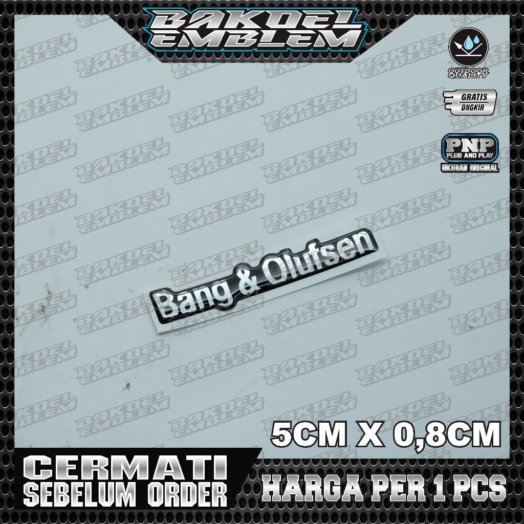 EMBLEM SPEAKER BANG & OLUFSEN, EMBLEM TIMBUL SPEAKER (BANG & OLUFSEN)