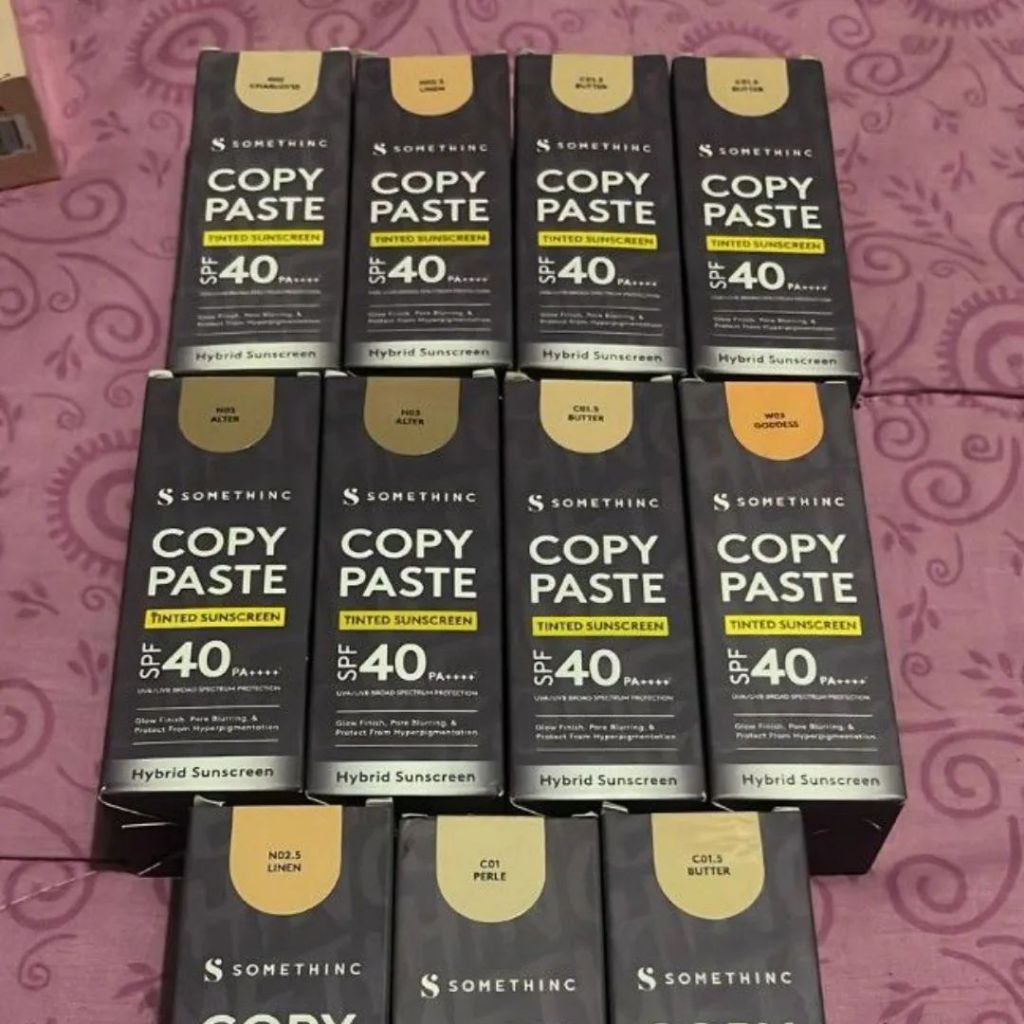Somethinc copypaste tinted sunscreen preloved