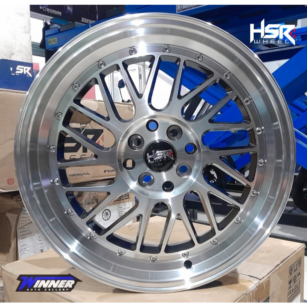 Velg Mobil Celong Model BBS Type HSR PADDOCK R17 Lubang 4 Buat Avanza,Xenia,Swift,Yaris