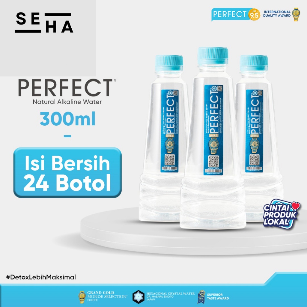 

(EKSPEDISI / KARGO) PERFECT ALKALINE WATER 300 ML x 24 BOTOL