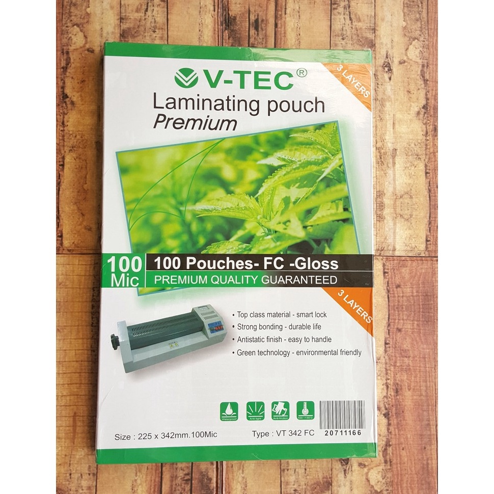 

KODE T1Q Plastik Mika Laminating VTec Folio 1 Micron