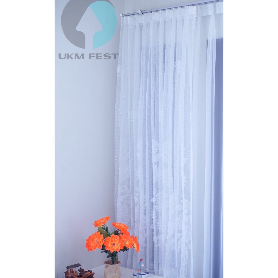 Pilihan Vitrase Gorden Puring Gordyn Ukm Fest JAMINAN GARANSI 1