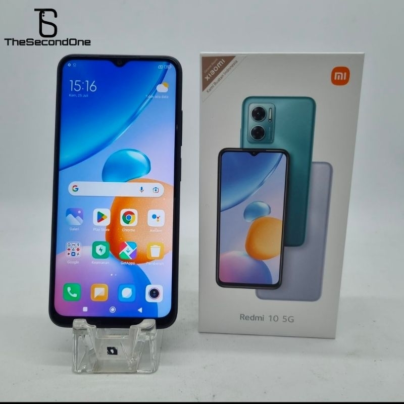 XIAOMI REDMI 10 5G, 6G/128 GB GRAPHITE GRAY, BEKAS/SECOND|FREE EARPHONE
