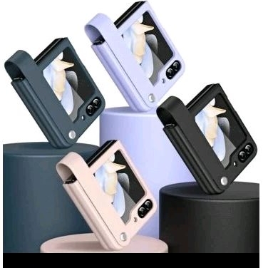 Samsung Galaxy Z Flip 3 / Z Flip 4 / Z Flip 5 / Z Flip 6 Premium Leather Hand Strap Case