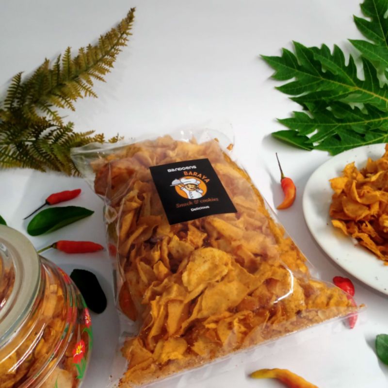 

Keripik Singkong kriwil Pedas Riki Asli Pikset Brekele Renyah Cimahi Pojok Bandung