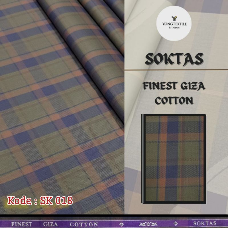 KAIN KEMEJA | KAIN KATUN | KAIN KOTAK | SOKTAS