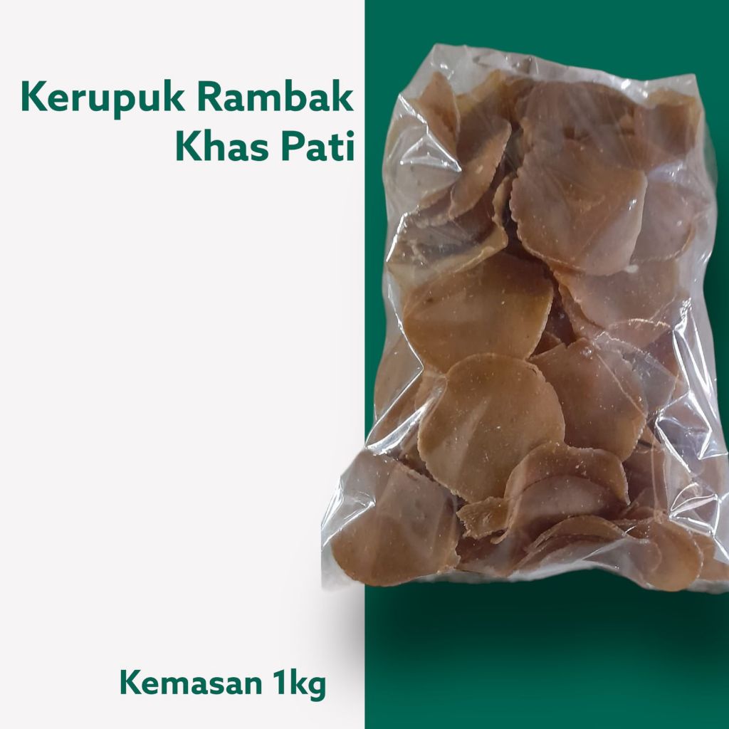 

kerupuk rambak mentah 1kg / krupuk mbak khas pati / kerupuk