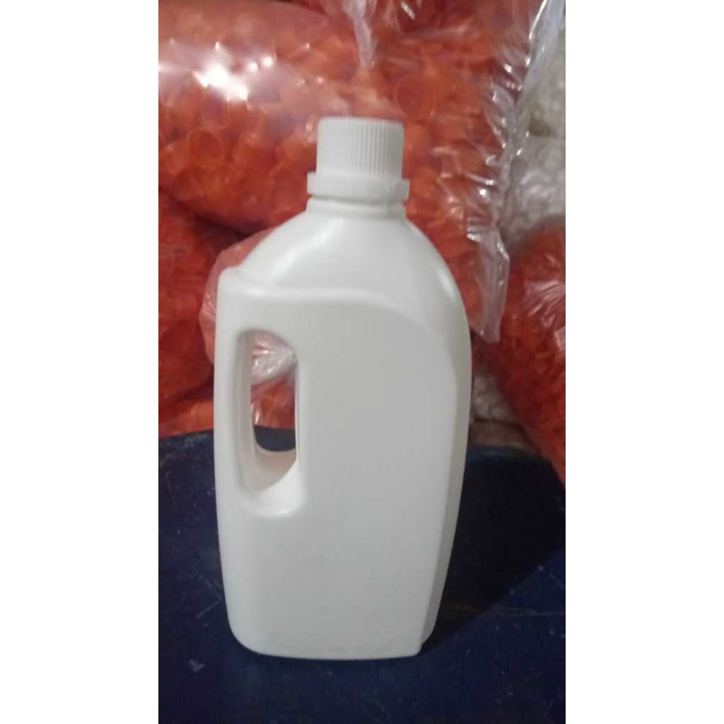 Jerigen gagang samping 1 liter HDPE isi 3pcs