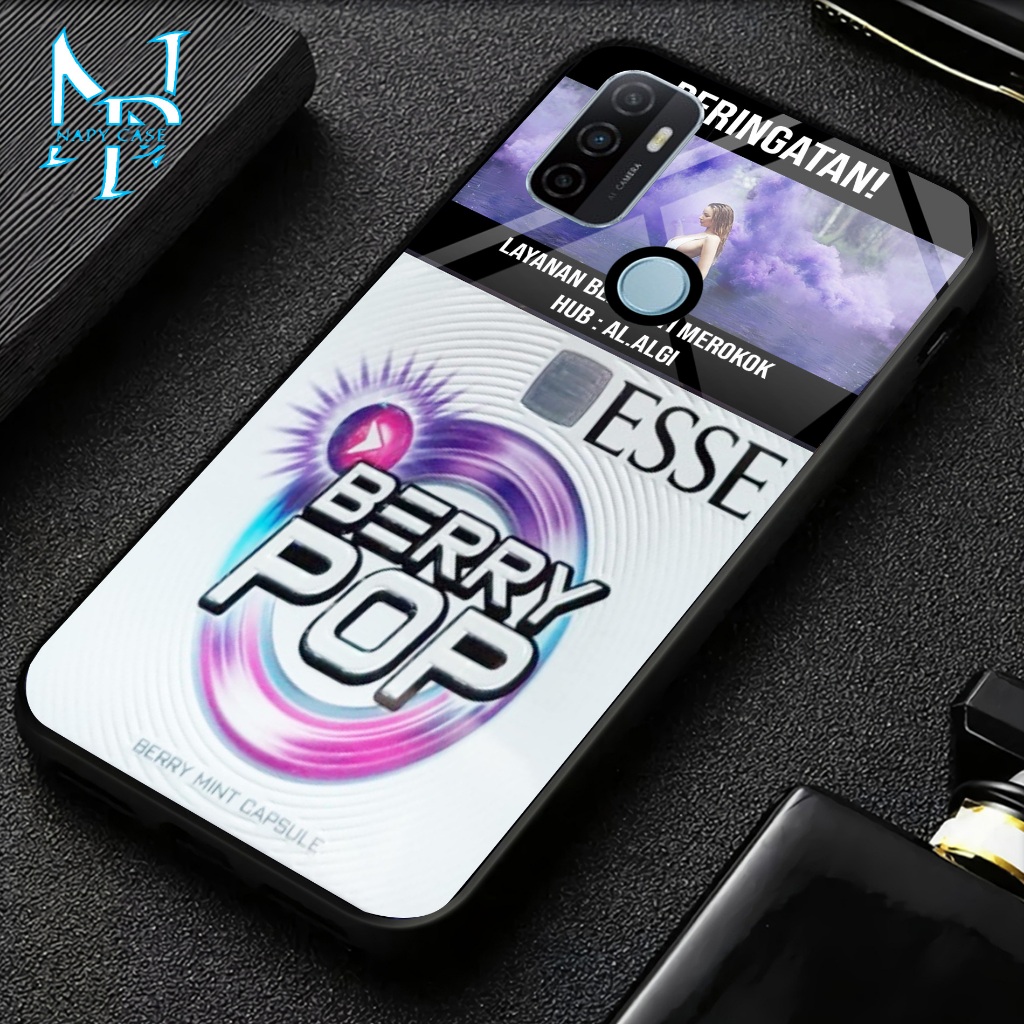 Napy case, Case Hp OPPO A53 Hardcase HP Fashion ROKOK mix Casing Hp Viral COD Bayar Di Tempat