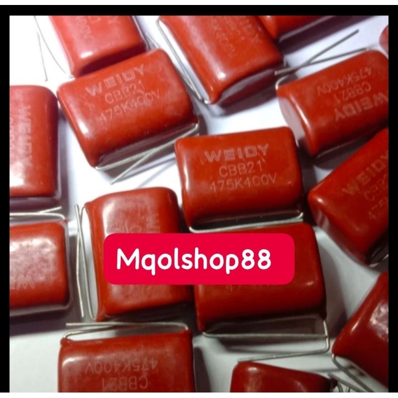 KAPASITOR MILAR WEIDY 475K 400V CAPASITOR 475K 400V