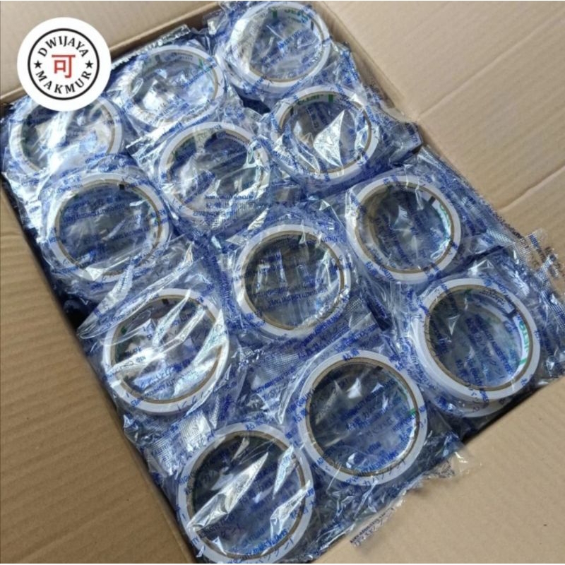 

Double Tape Kecil 12mm x 10 yards 1 lusin / 12 buah