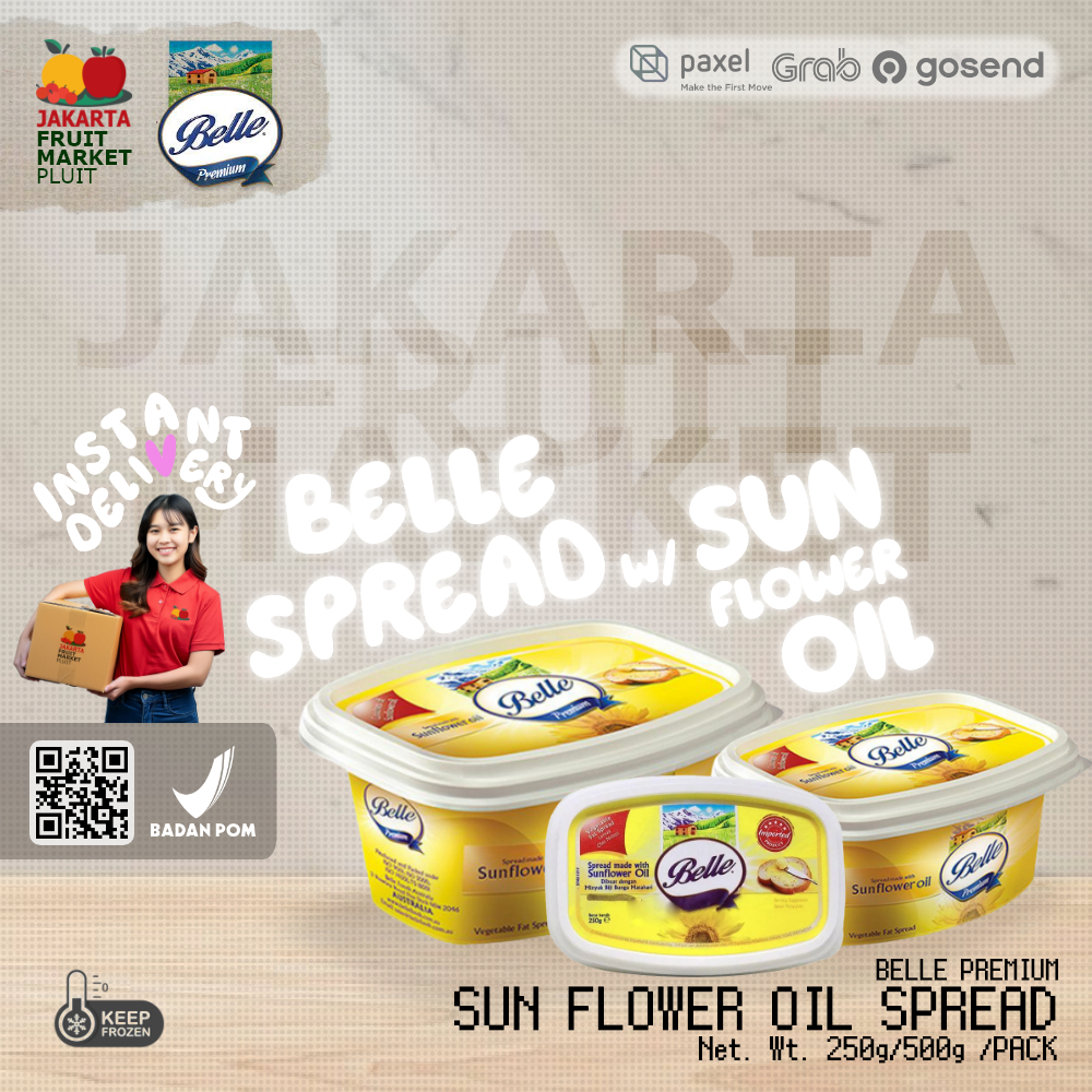 

BELLE SPREAD SUNFLOWER OIL mentega butter margarin