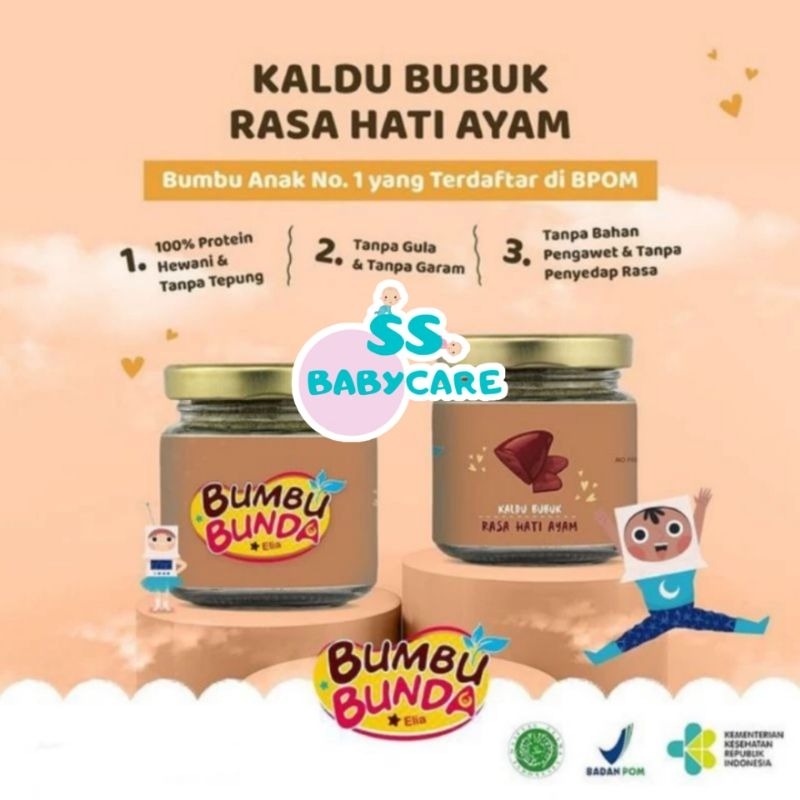 

Bumbu Bunda Elia Kaldu Hati Ayam Non MSG - Kaldu Bubuk MPASI