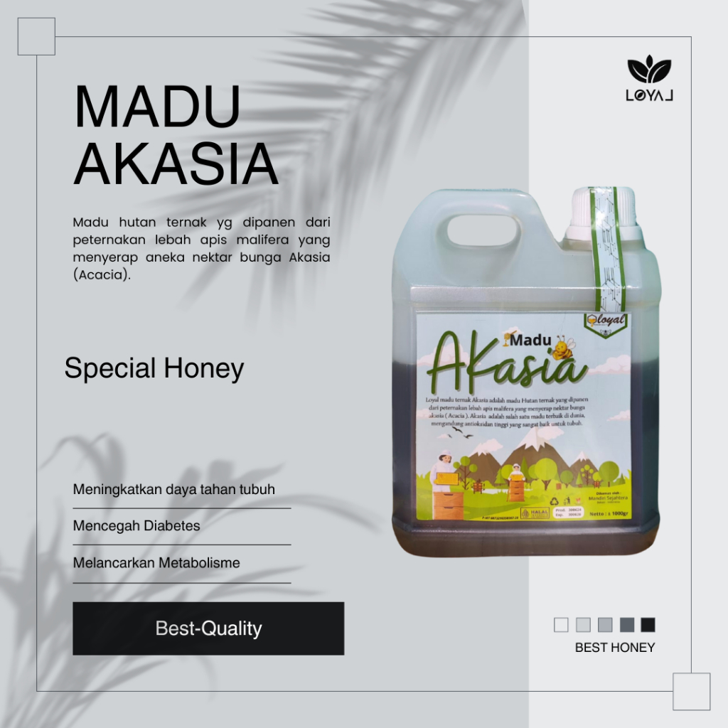 

XMASTER MADU GHOLIBAN MADU HUTAN ASLI ORIGINAL KEMASAN 1KG MENGANDUNG BEEPOLLEN ROYAL JELLY