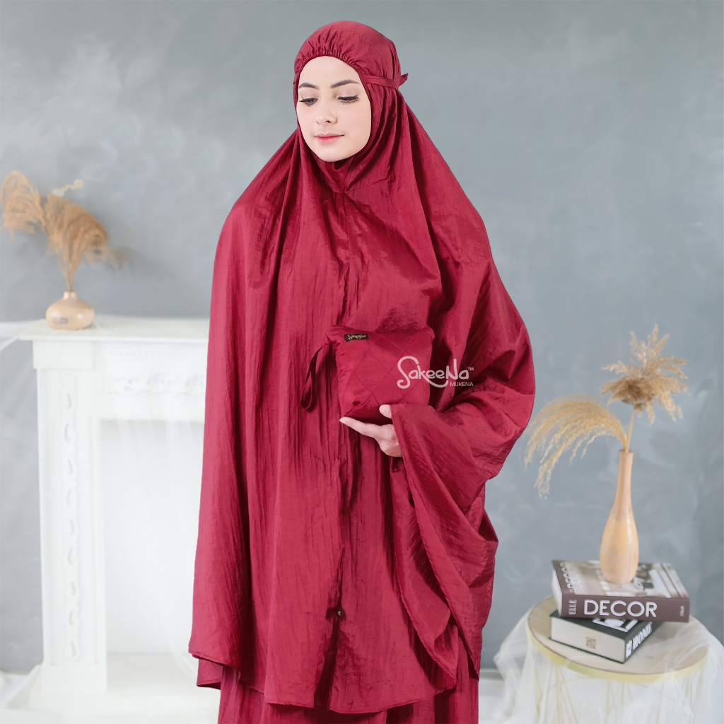 Mukena Parasut Traveling Premium Dewasa Jumbo / mukena sakeena