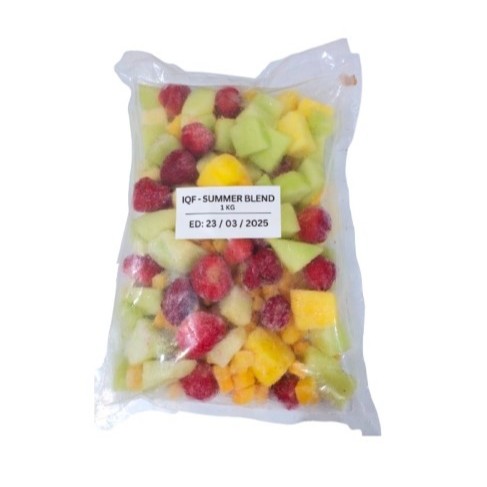 

IQF Summer Blend Nanas Melon Peach Strawberry 1kg