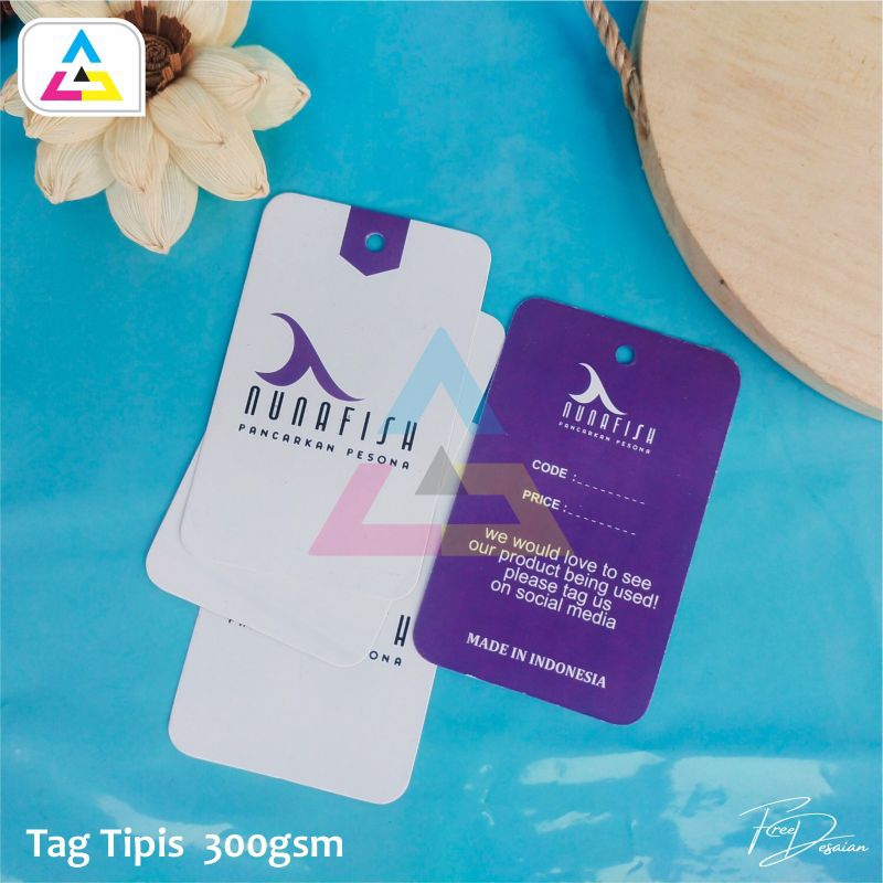 

label hangtag ( 100pcs) hangtag ketebalan 260gsm,thank you card,cap merek,tag pakaian baru